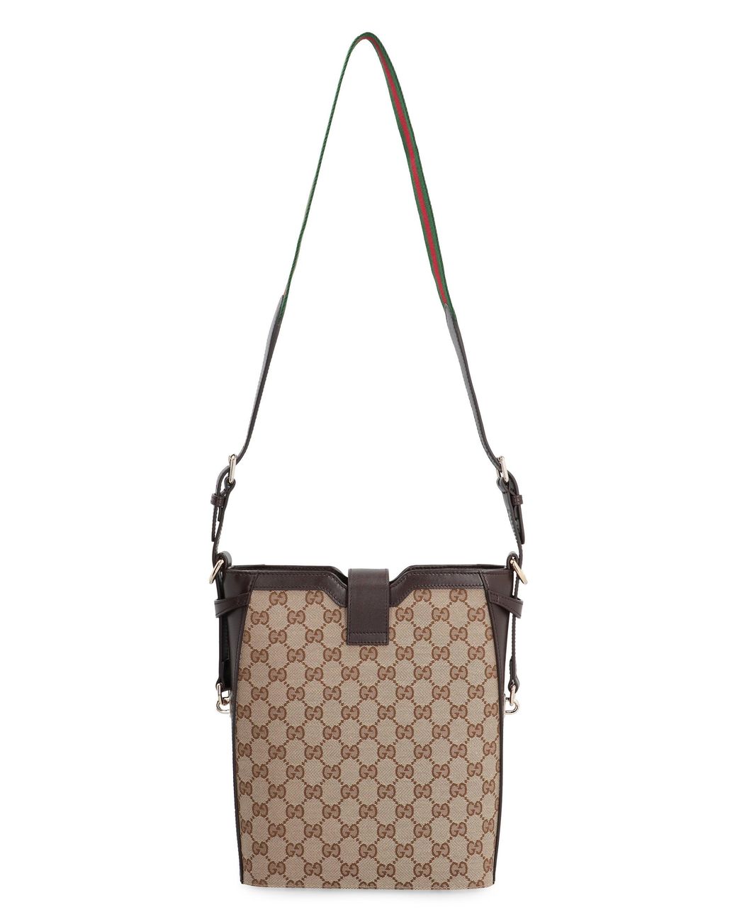 Gucci Brown Canvas Bucket Bag
