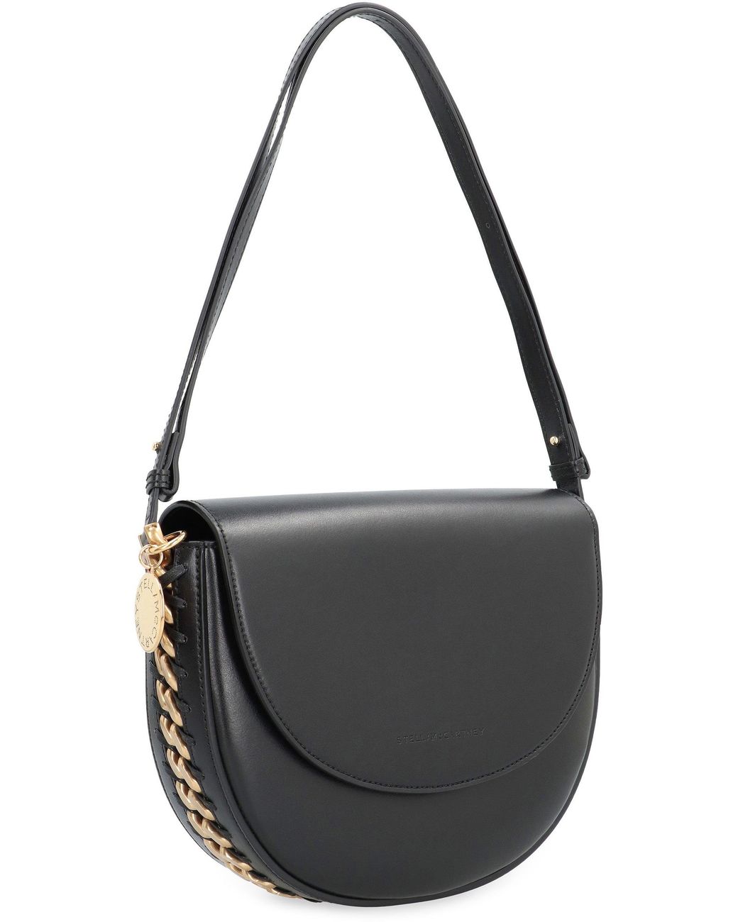Stella McCartney Black Frayme Shoulder Bag Polyamide