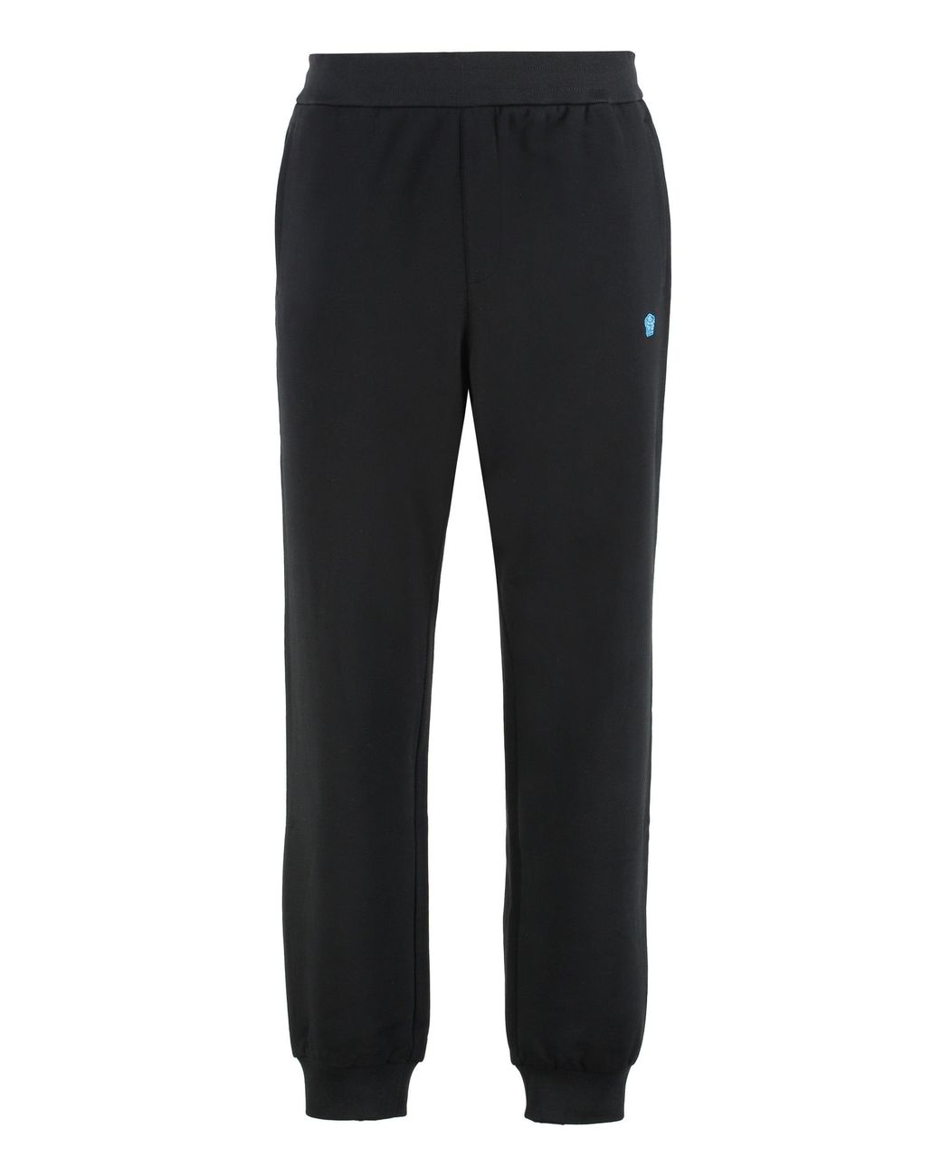 Versace Black Cotton Track-Pants for men