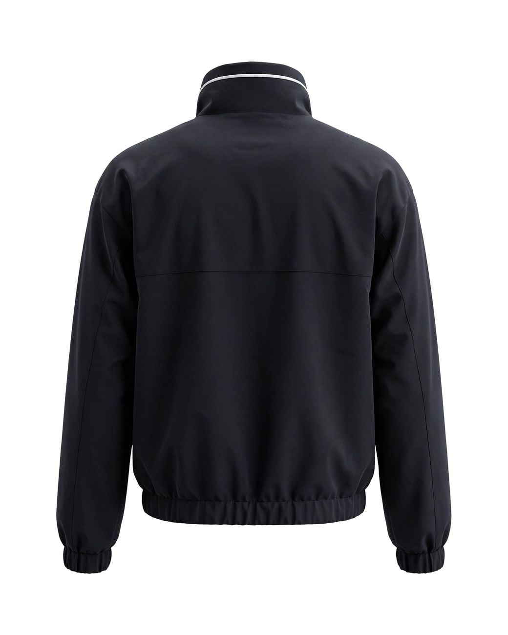 AMI Black Windbreaker With Applied Logo for men