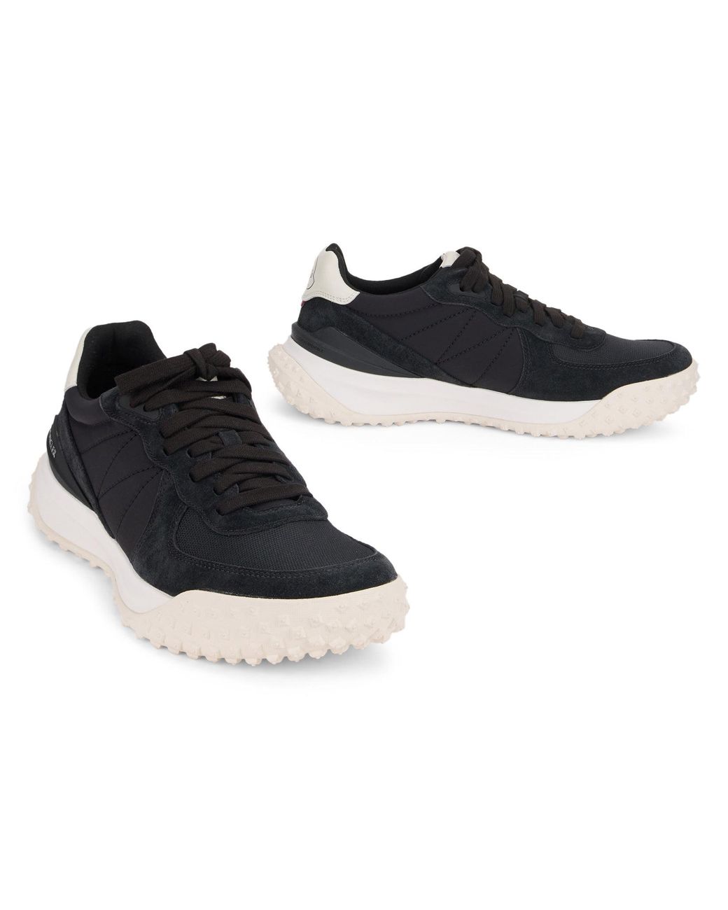 Moncler Black Sneakers With Thick Sole for men