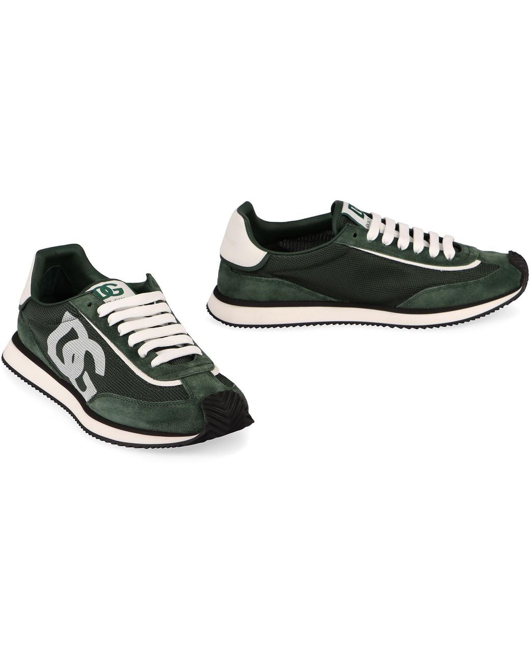 Dolce & Gabbana Black Dg Cushion Low-Top Sneakers for men