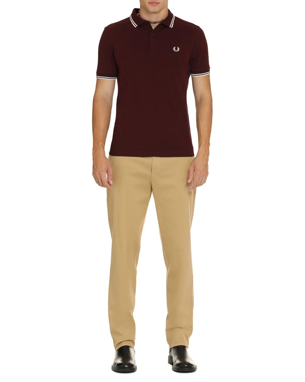 Dondup Natural James Cotton Trousers for men