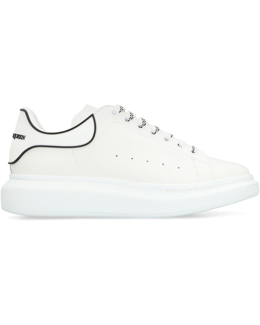 McQueen White Leather Chunky Sneakers for men