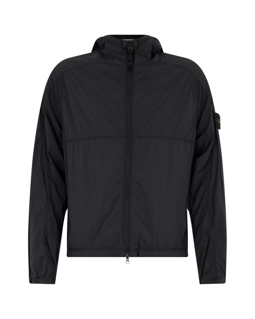 Stone Island Black Windbreaker for men