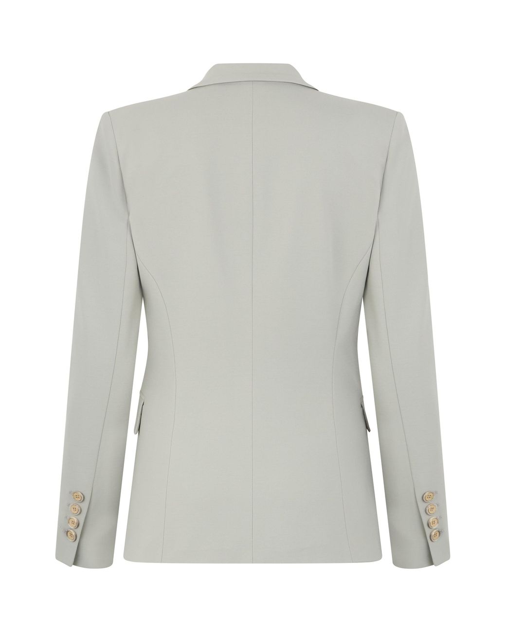 Pinko Gray Single-Breasted Jacket