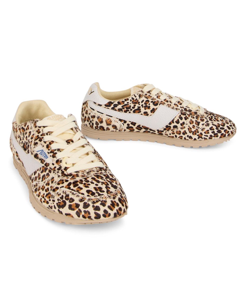 Sneakers leopardate di Autry in Multicolor