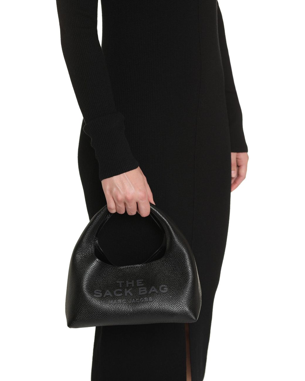 Marc Jacobs Black The Mini Sack Bag Leather