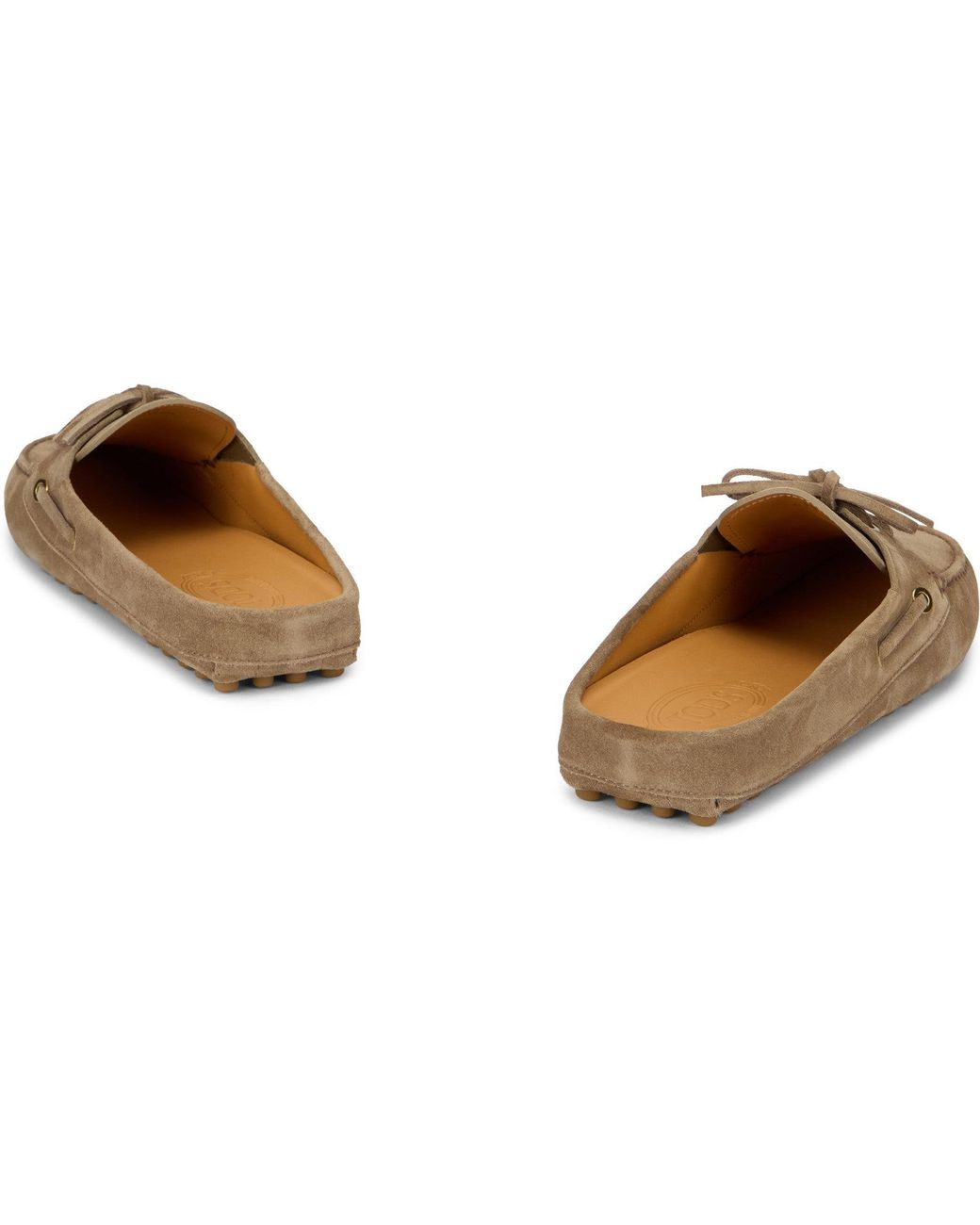 Tod's Brown Loafers Suede Calfskin