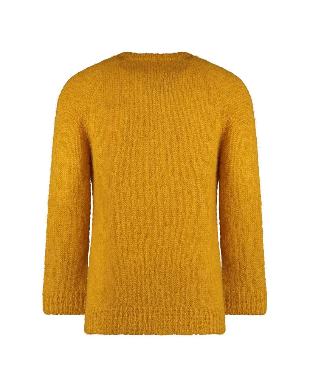 Valentino Garavani Yellow Mohair-Blend Cardigan for men
