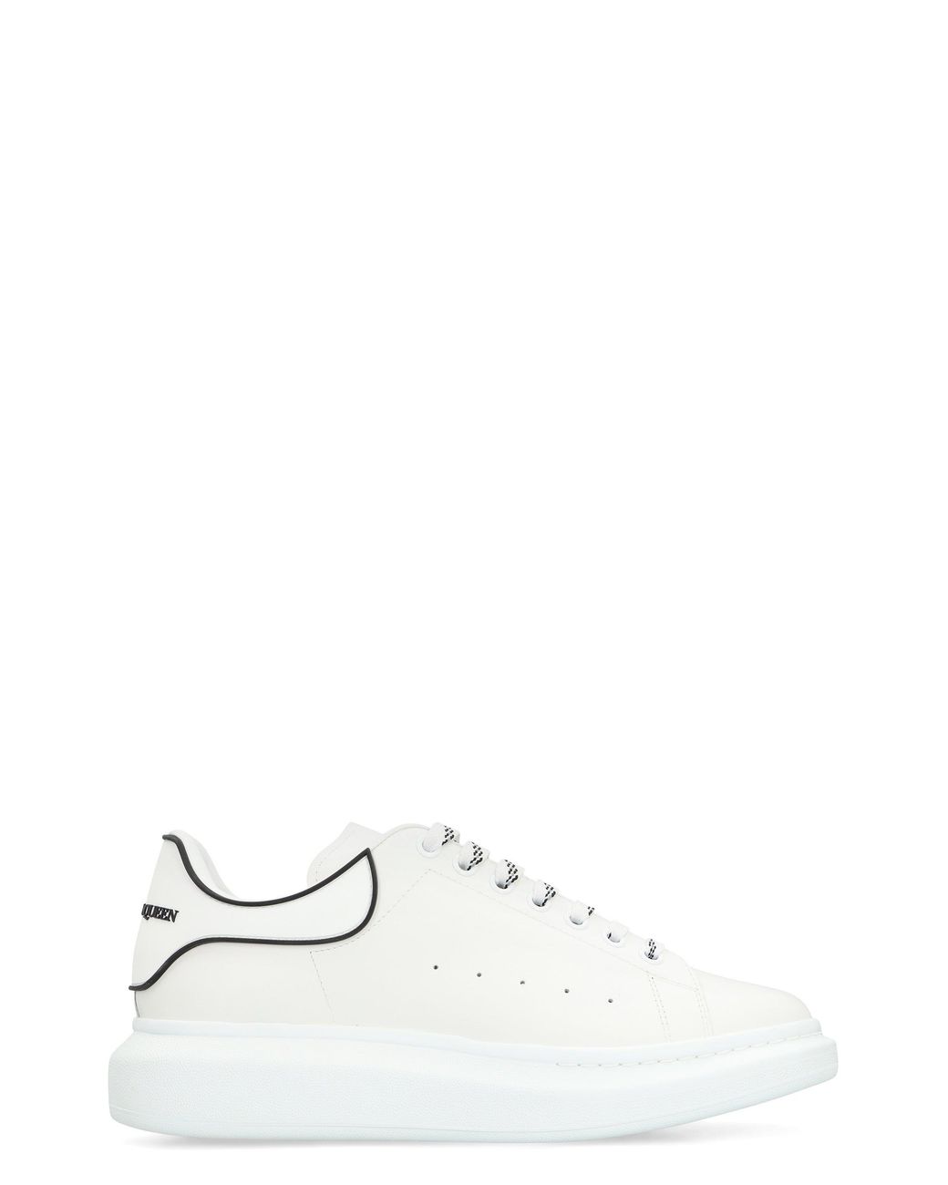 McQueen White Leather Chunky Sneakers for men