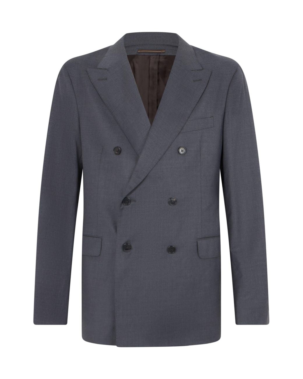 Slowear Blue Double-Breasted Blazer for men