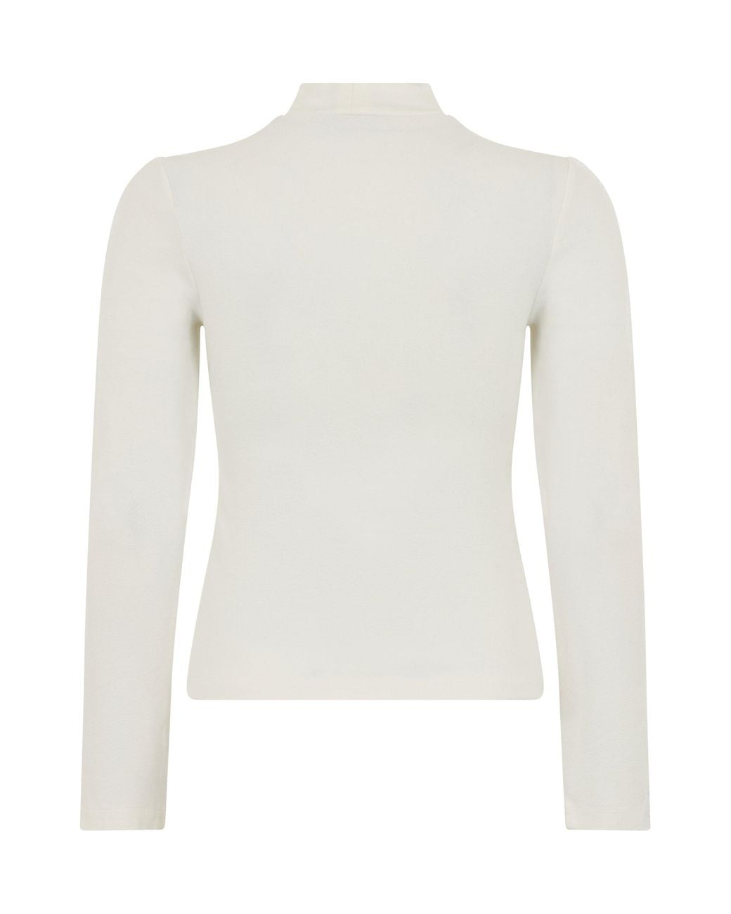 Farm Rio White Long Sleeve Top With Floral Application