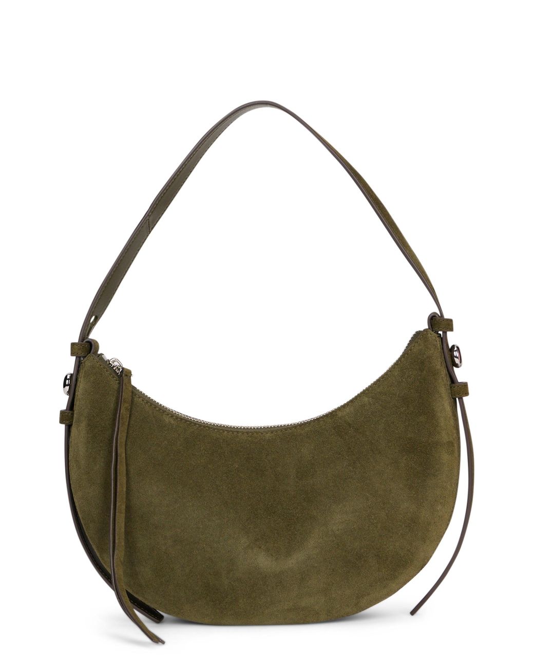 Tory Burch Gray Half-Moon Bag Romy