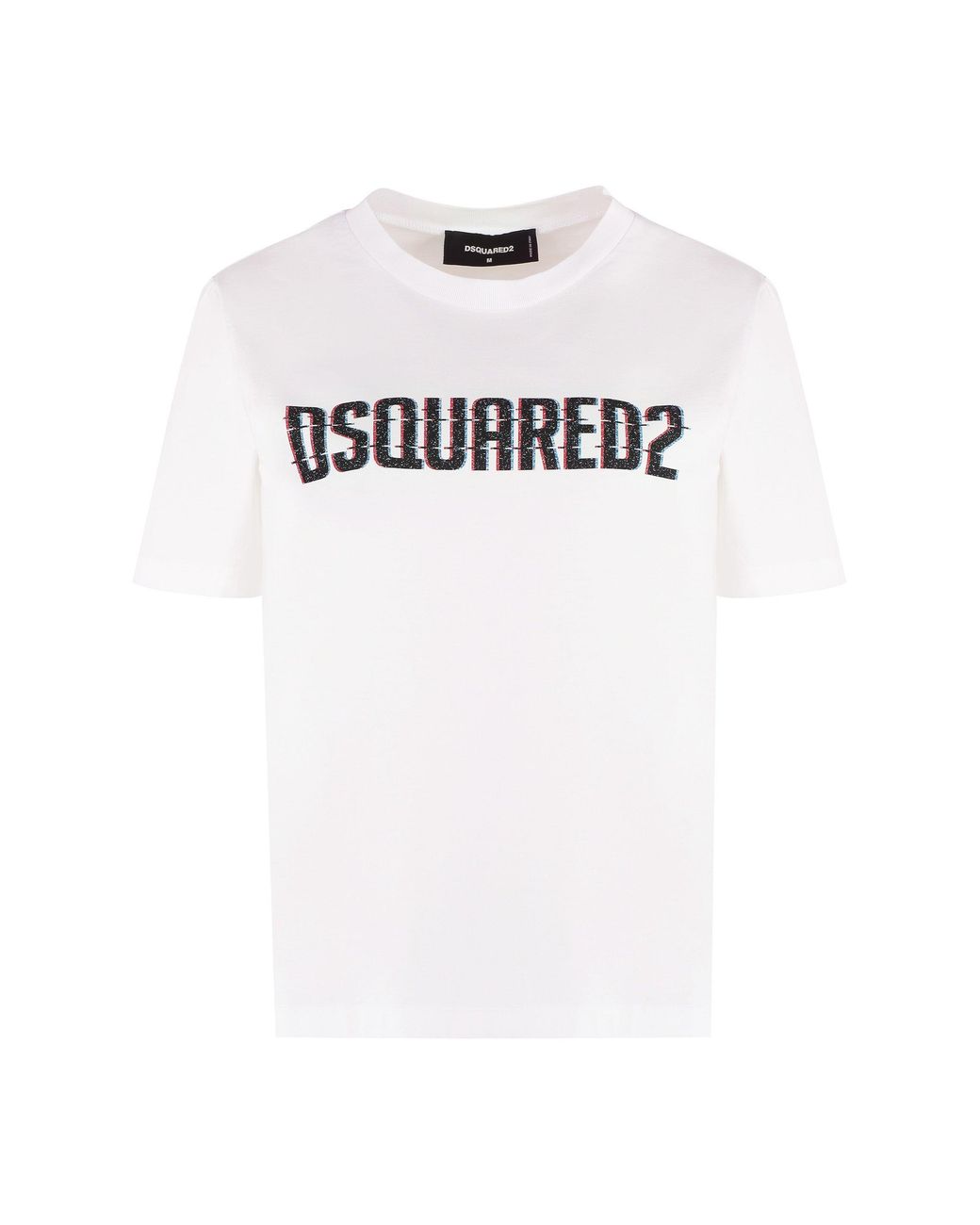 DSquared² White Logo Cotton T-Shirt T-Shirts & Jerseys