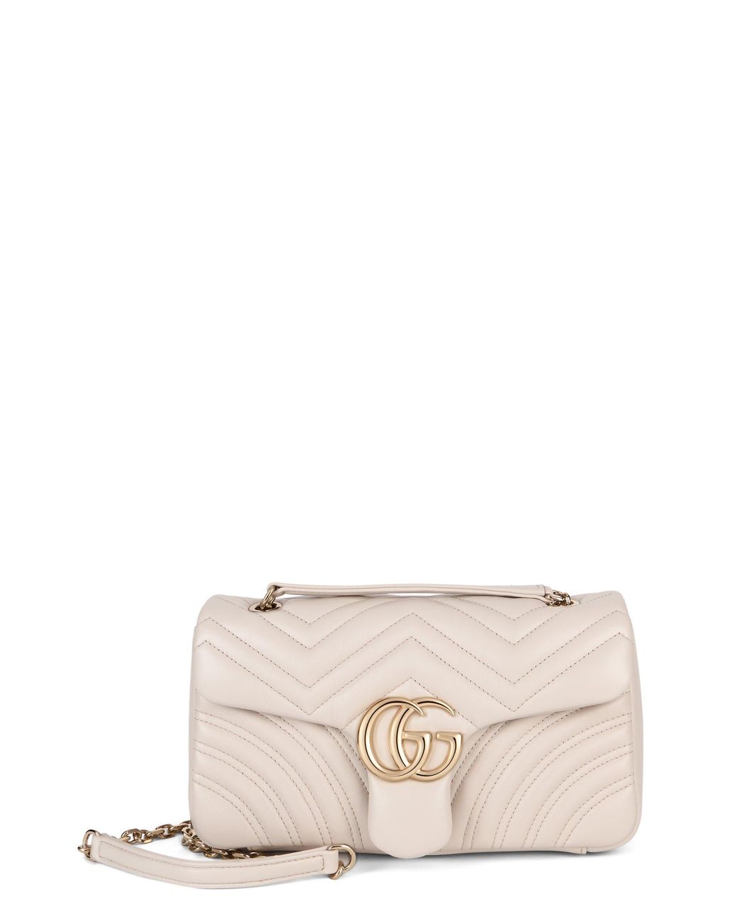 Gucci Pink Gg Marmont Medium Shoulder Bag