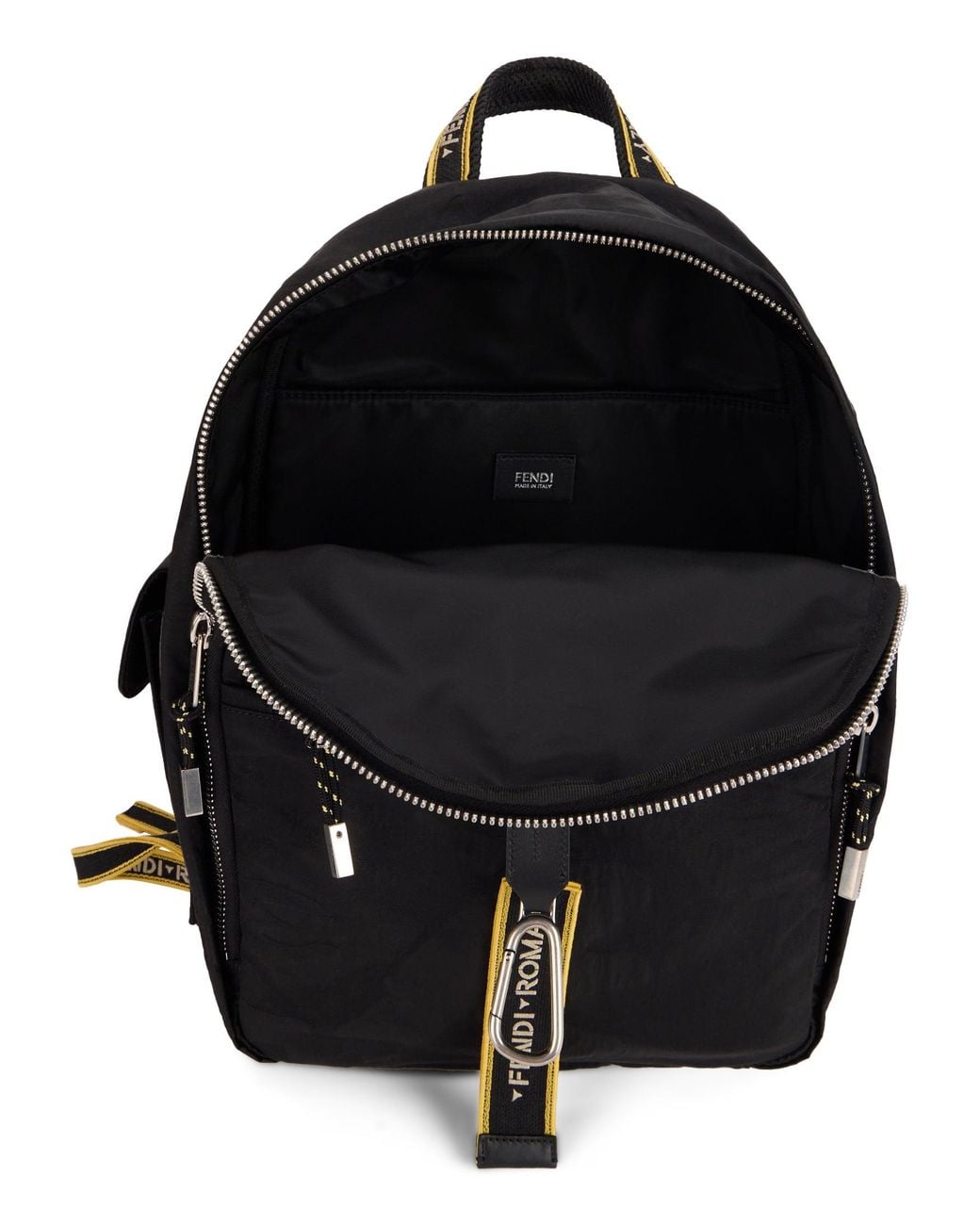 Fendi Black Climb Backpack for men