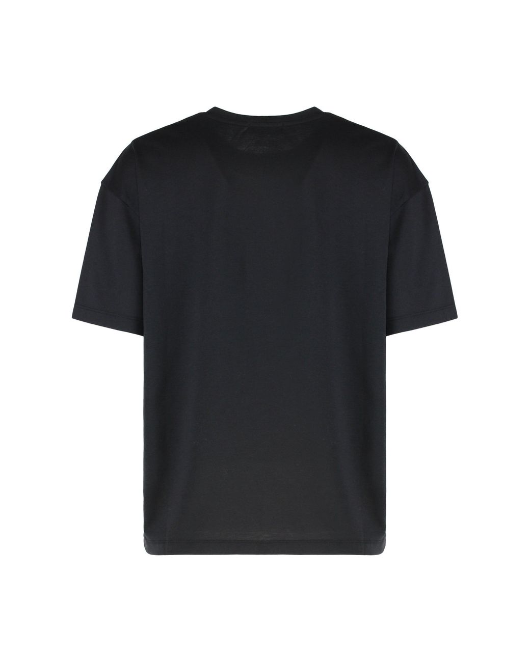 Totême Black T-Shirt Cotton Blend Lyocell T-Shirts & Jerseys