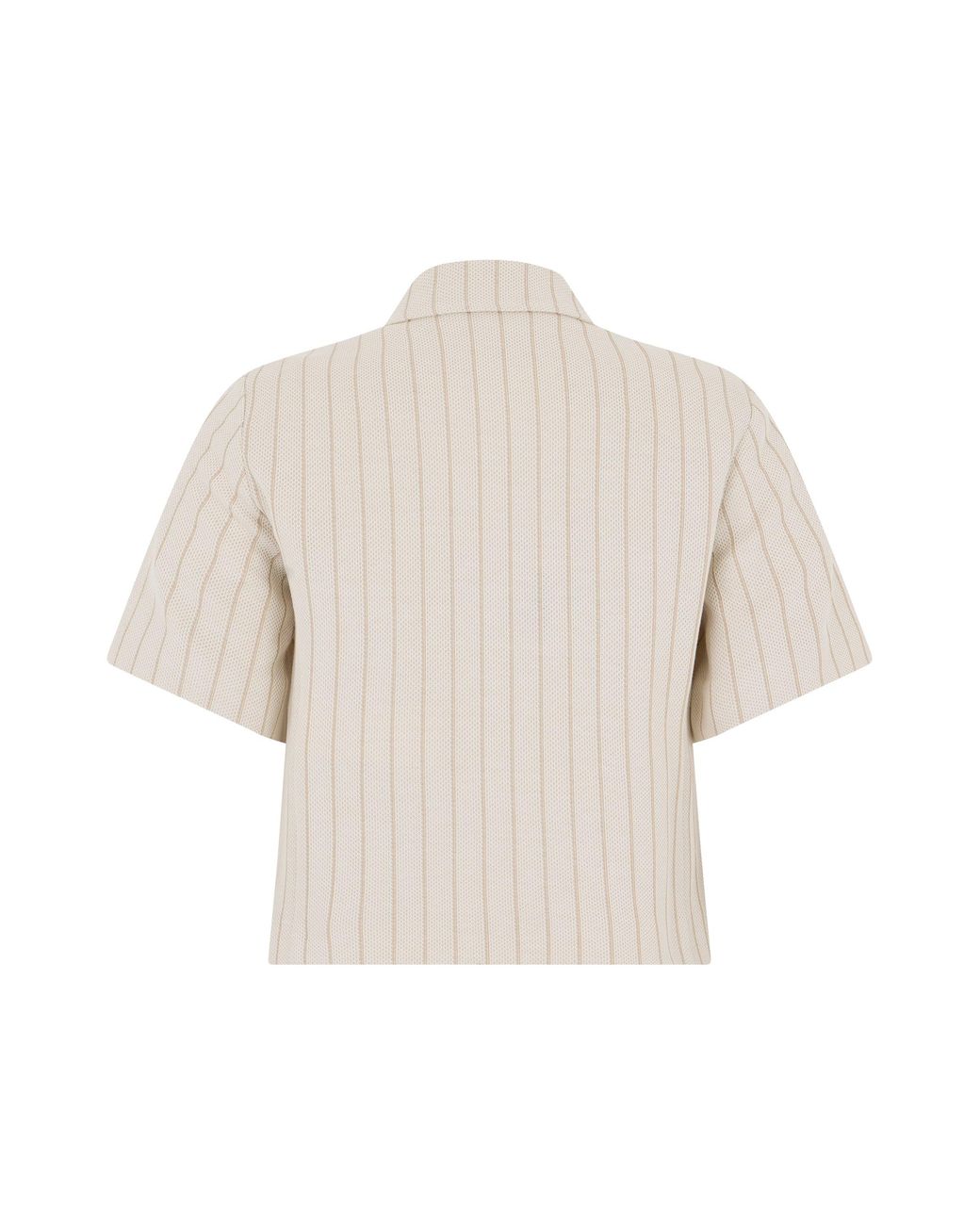 Max Mara Natural Cotton Short-Sleeve Shirt