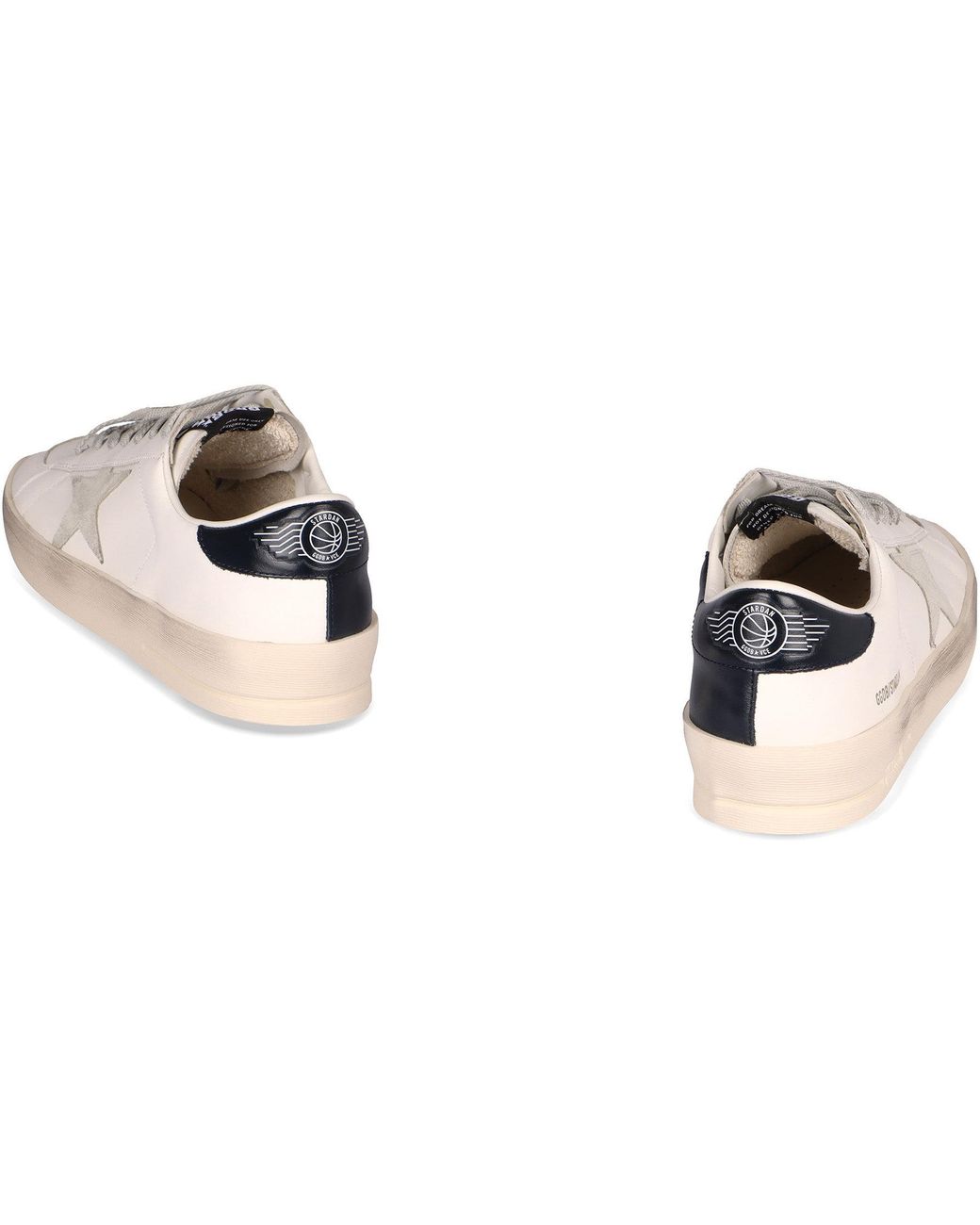 Golden Goose Deluxe Brand White Stardan Low-Top Sneakers for men
