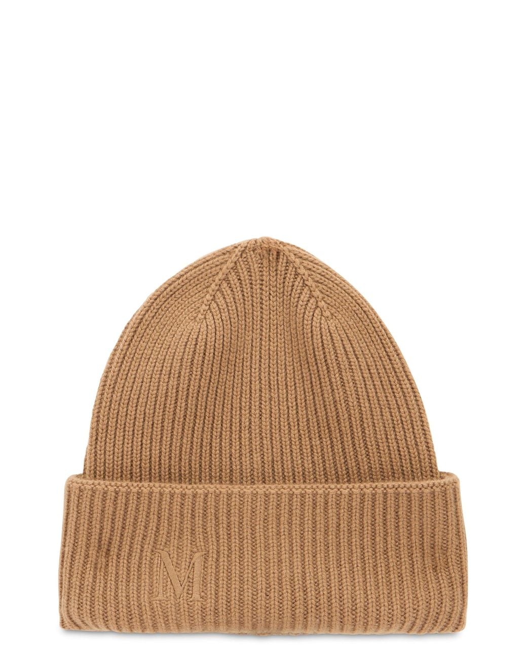 Max Mara Brown Cuffed Beanie