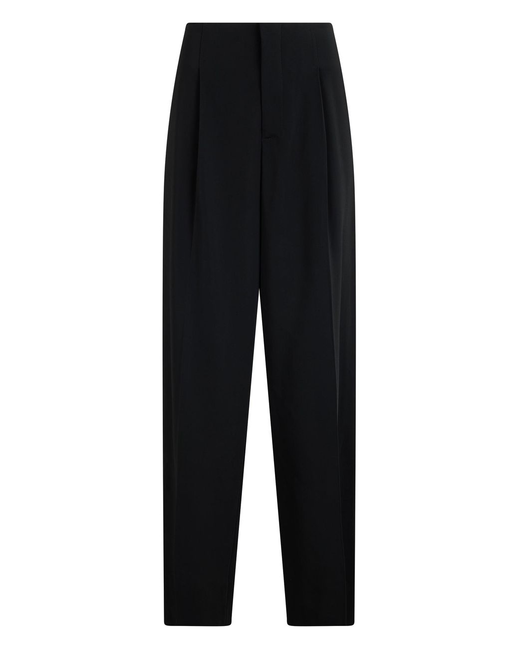 Alberta Ferretti Black Trousers With Pleats
