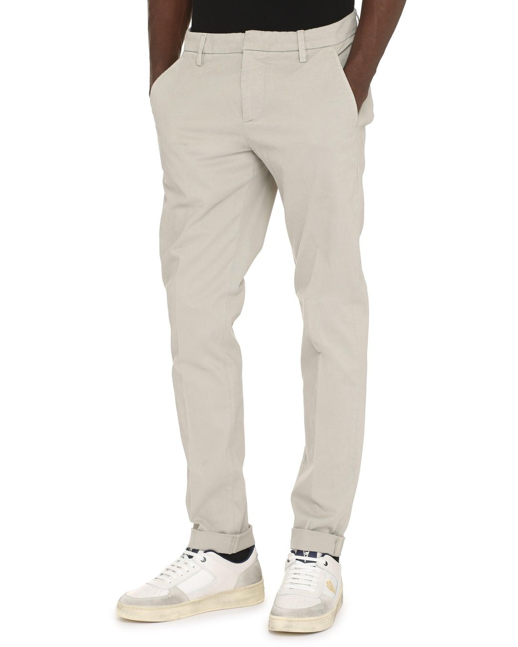 Dondup Natural Gaubert Cotton Chino Trousers for men