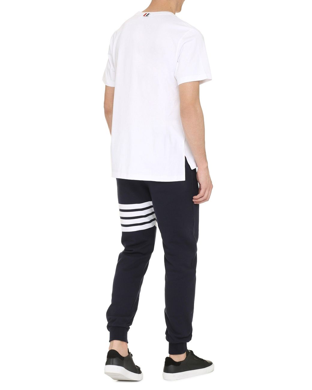 Thom Browne White Crew-Neck Cotton T-Shirt for men