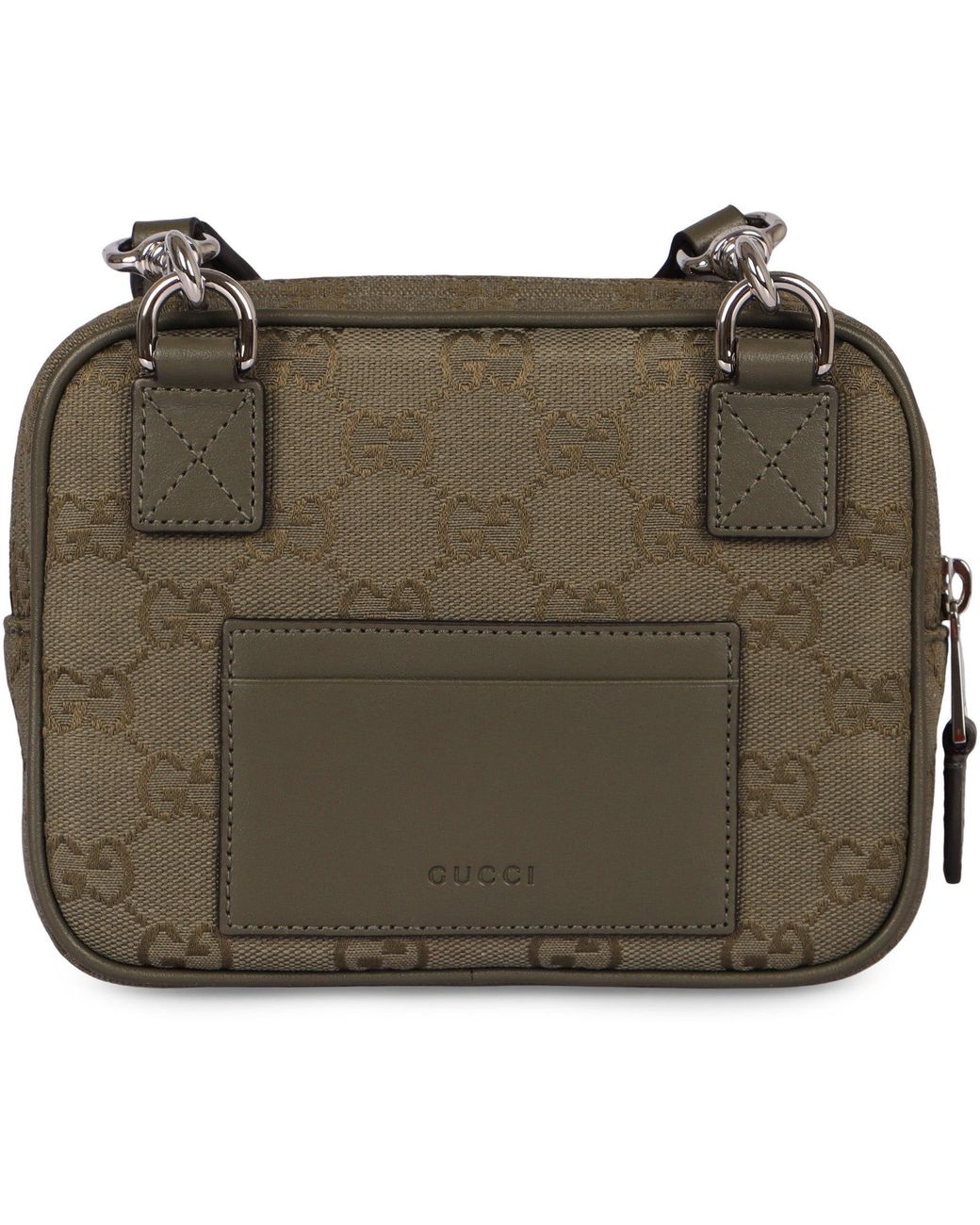 Gucci Brown Camera Bag Gg Canvas Cotton Messenger for men
