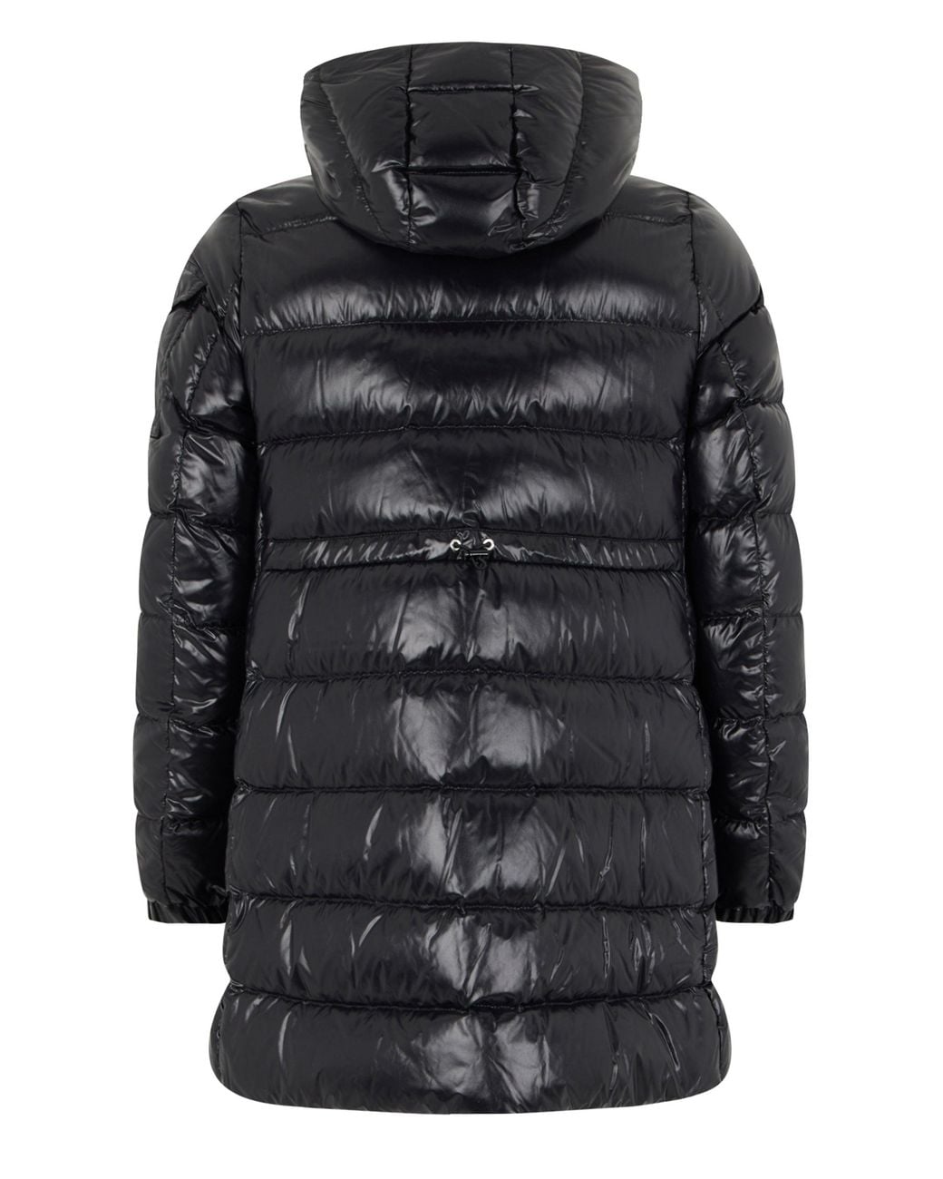 Moncler Black Padded Coat With Hood