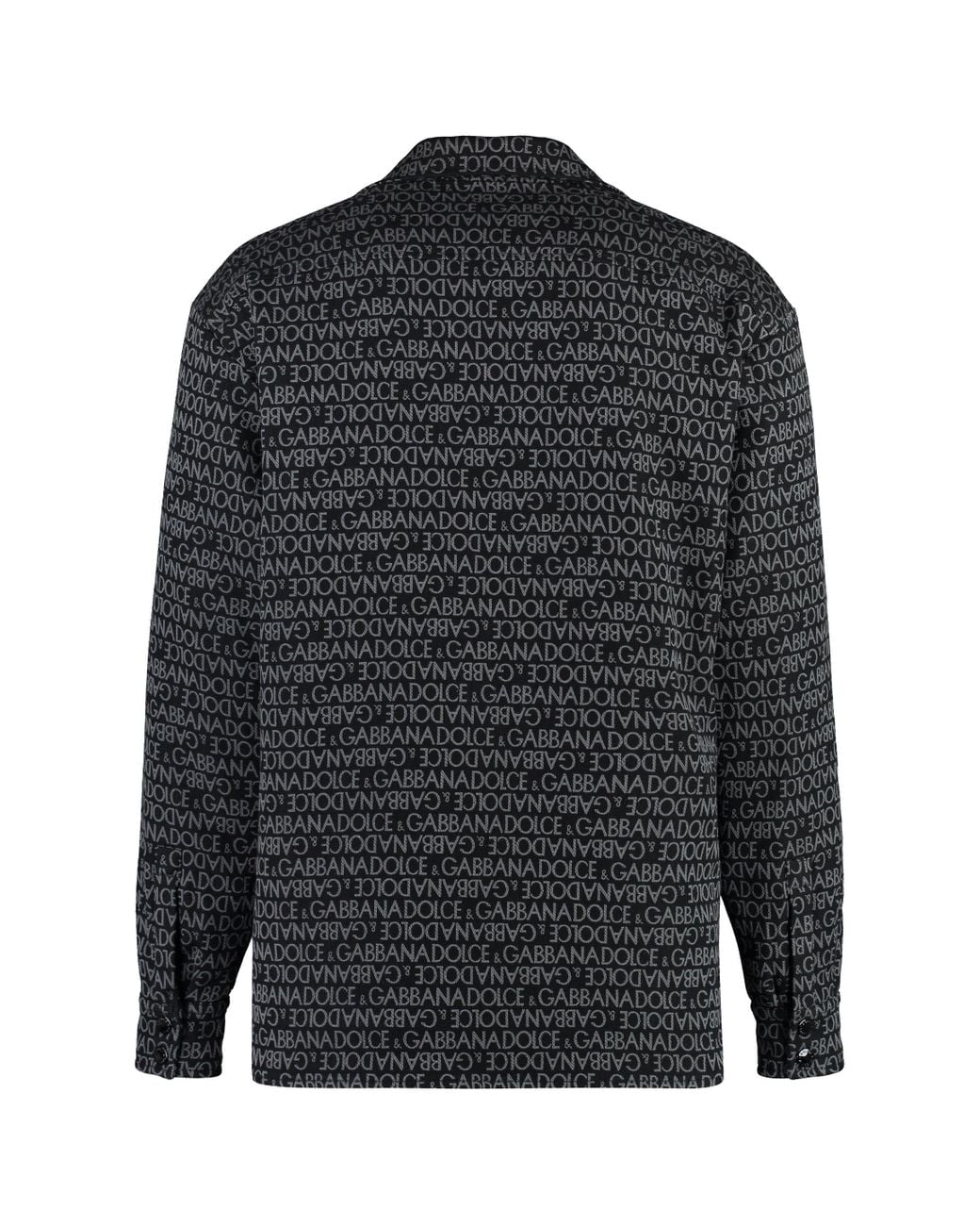 Dolce & Gabbana Black Dolce & Gabbana Cotton Overshirt for men