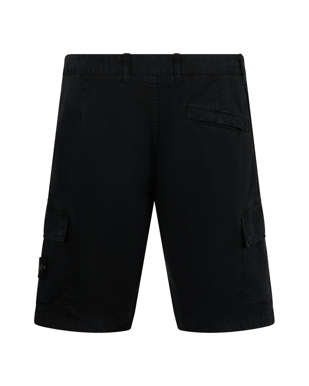 Stone Island Black Bermuda Cargo for men