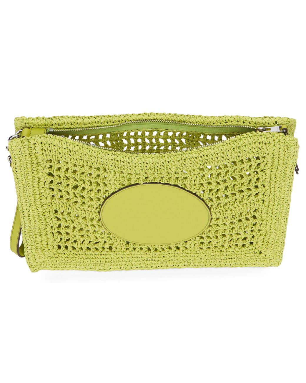 Tory Burch Yellow Pouch Ella Crochet