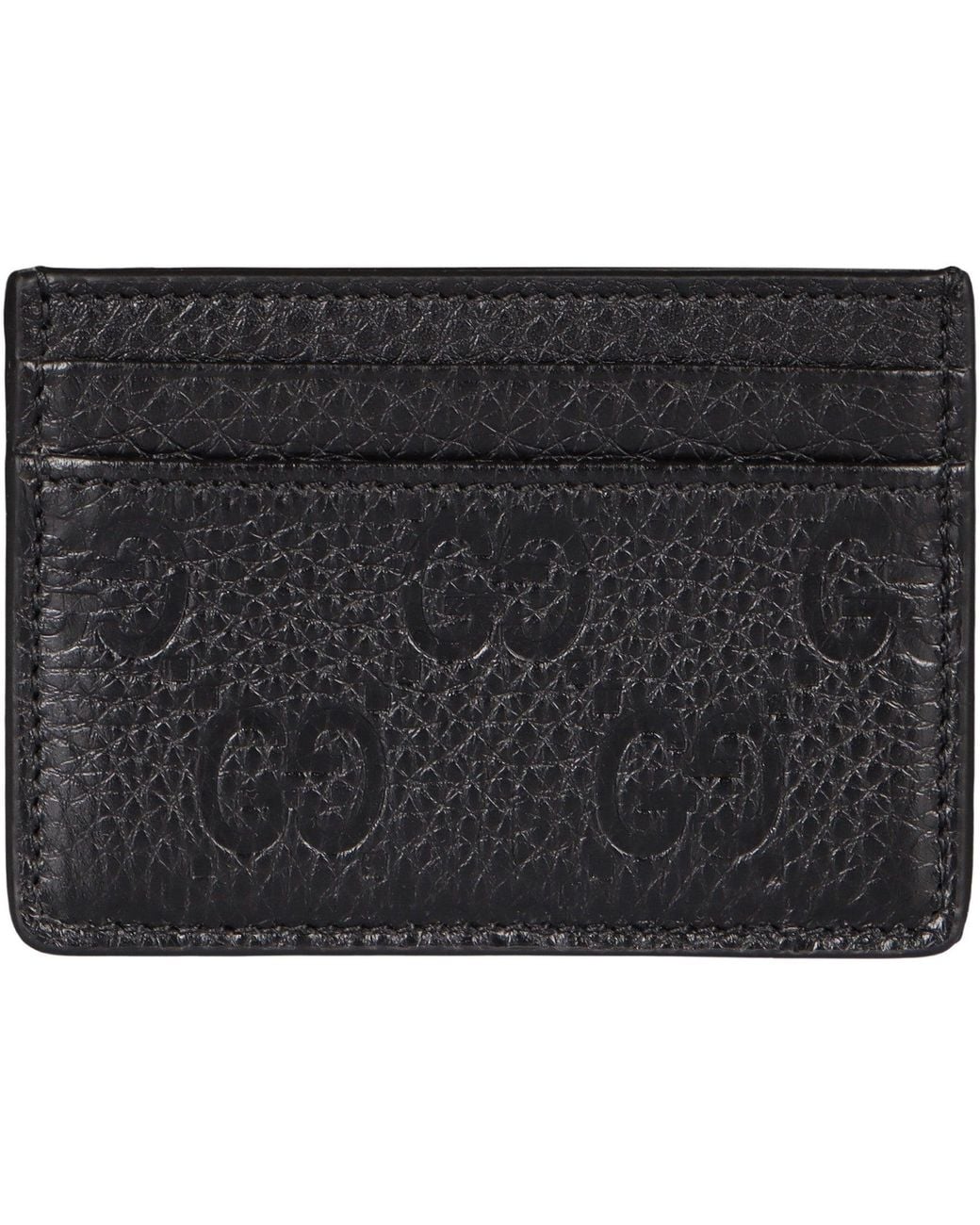 Gucci Black Mini Leather Card Case