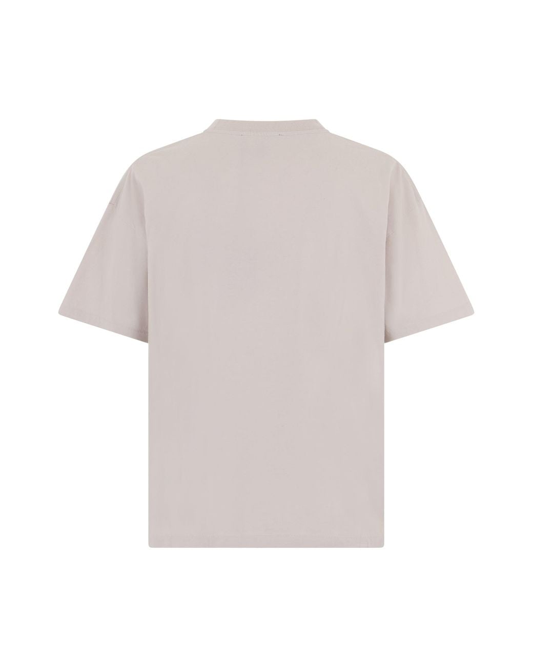 Represent White T-Shirt With Embroidered Logo — Cotton T-Shirts for men