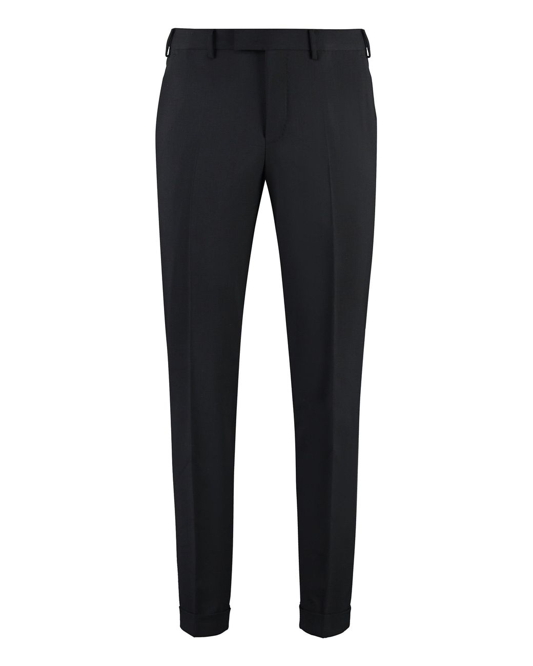 PT01 Blue Virgin Wool Tailored Trousers for men