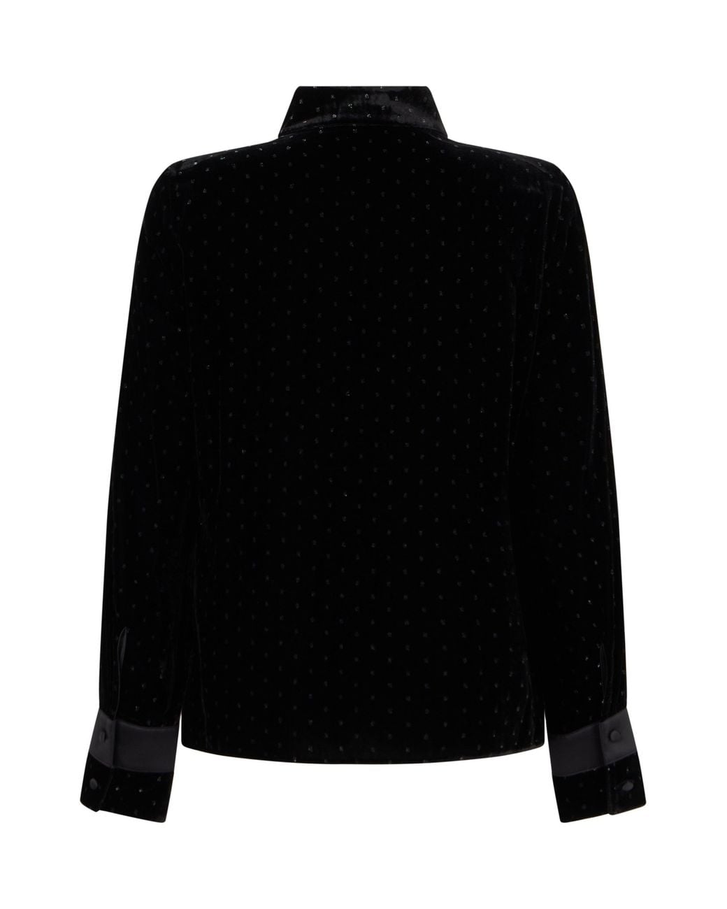 Emporio Armani Black Velvet Shirt