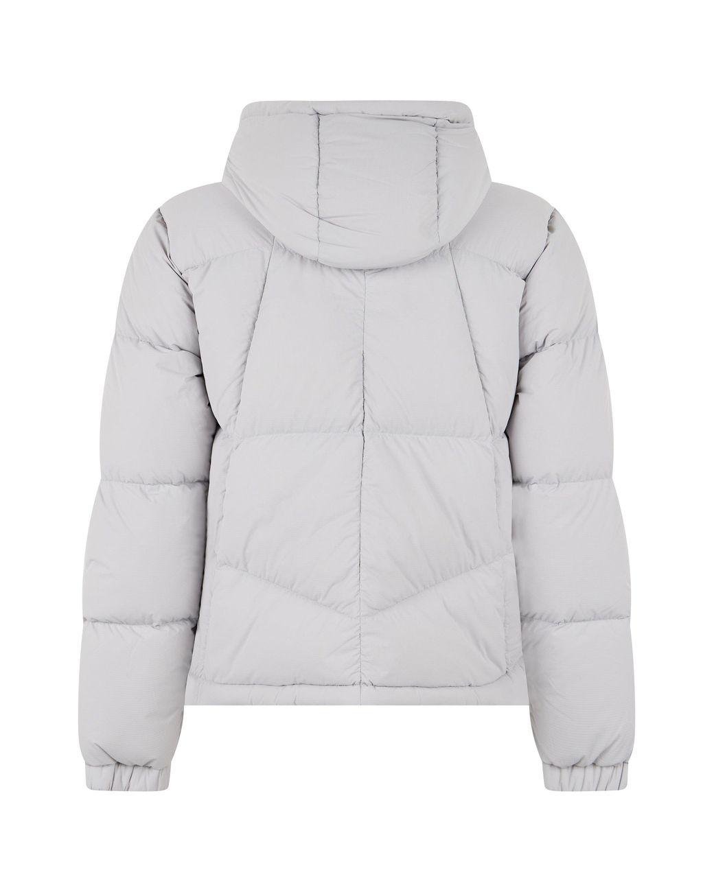 K-Way Gray Padded Hooded Lightweight Jacket for men