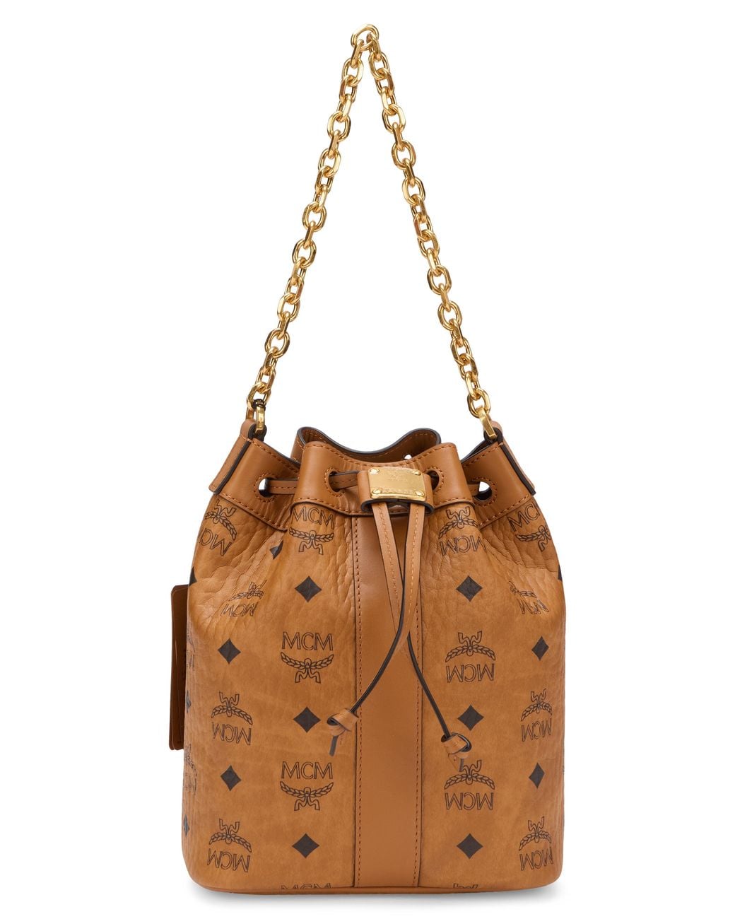 Borsa a secchiello Dessau di MCM in Brown