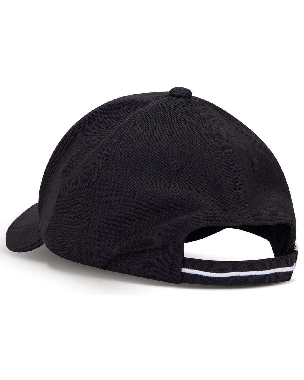 Boss Black Cap With Embroidered Logo for men