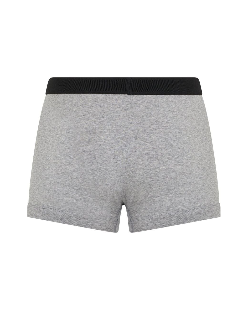 Tom Ford Gray Cotton Boxer With Logo for men