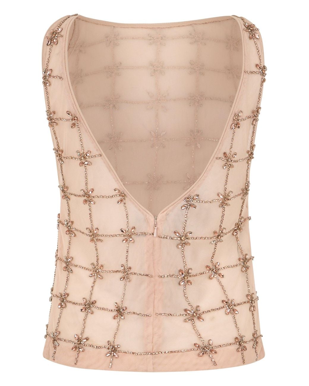 Pinko Natural Top Without Sleeves