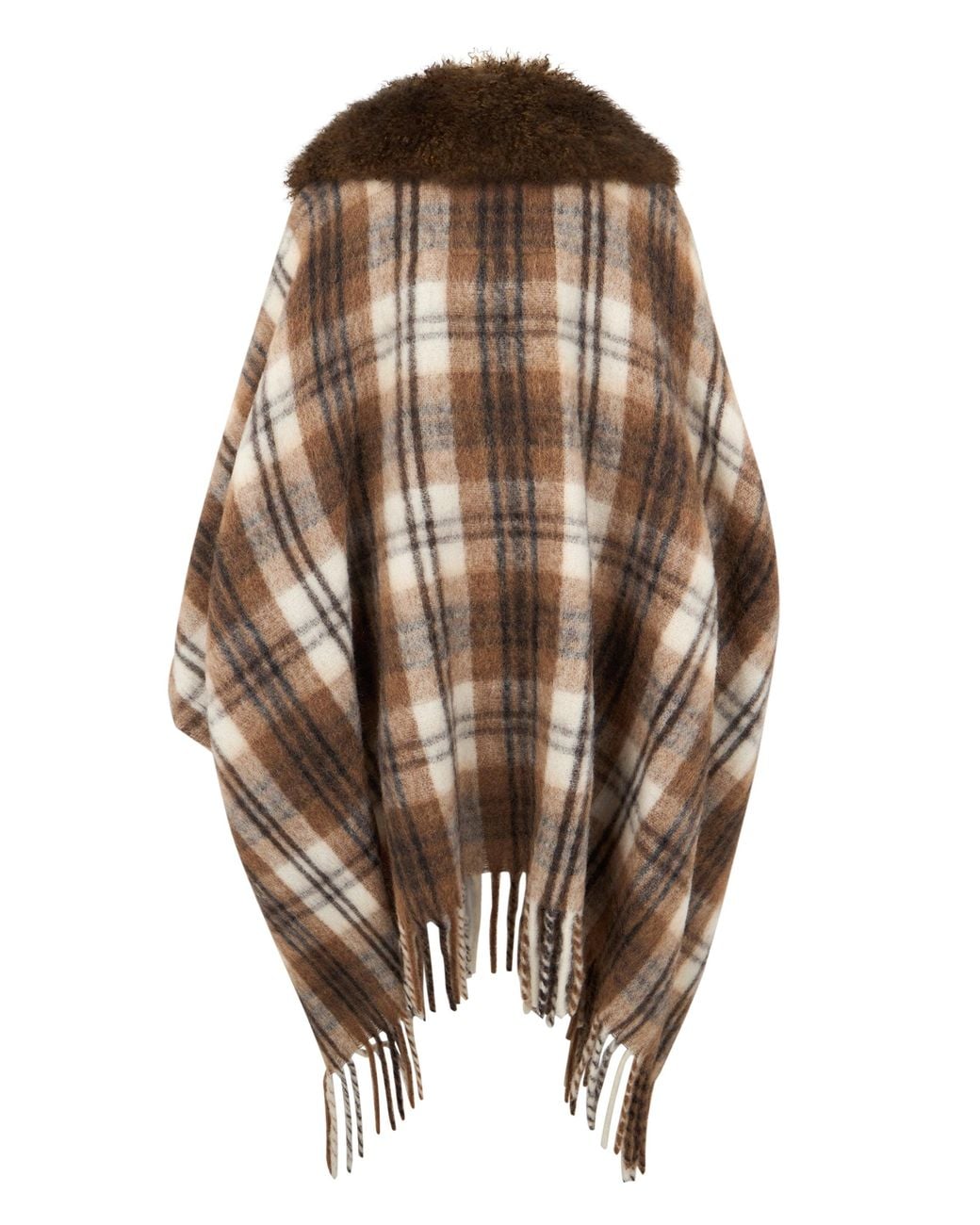 Moncler Brown Cape
