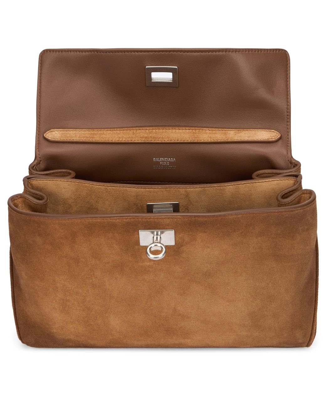 Balenciaga Brown Rodeo Handbag Small