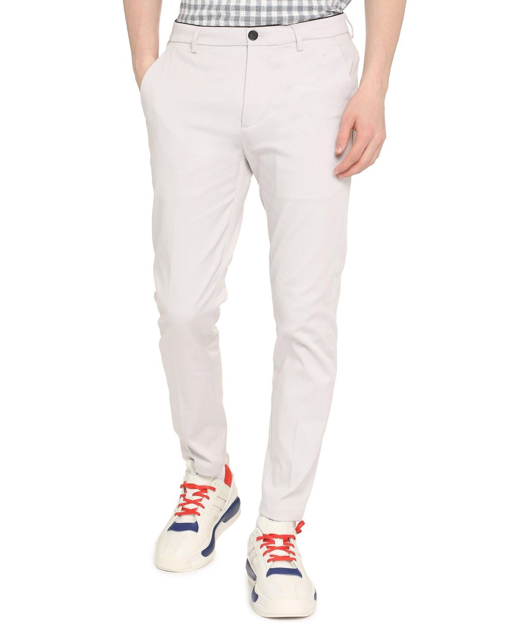 Department 5 Gray Prince Chino Pants for men