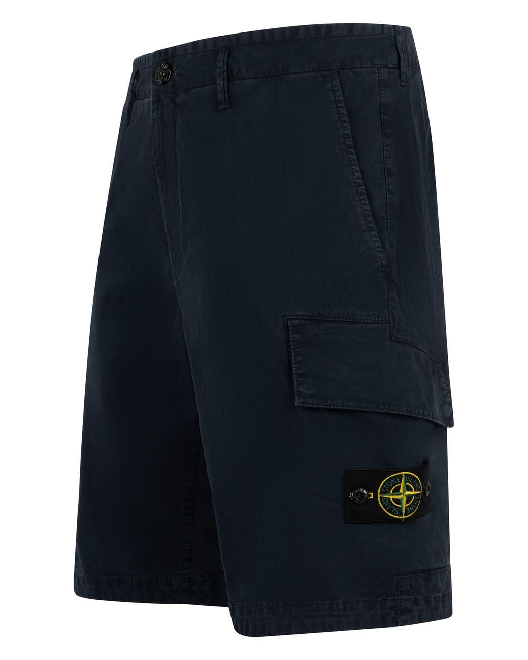 Stone Island Blue Bermuda Cargo for men