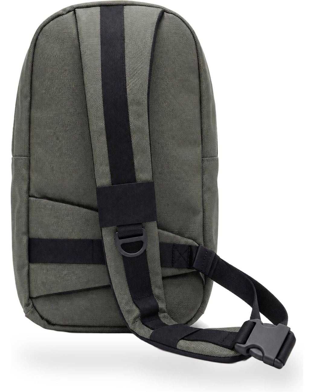 Stone Island Gray Canvas Backpack for men