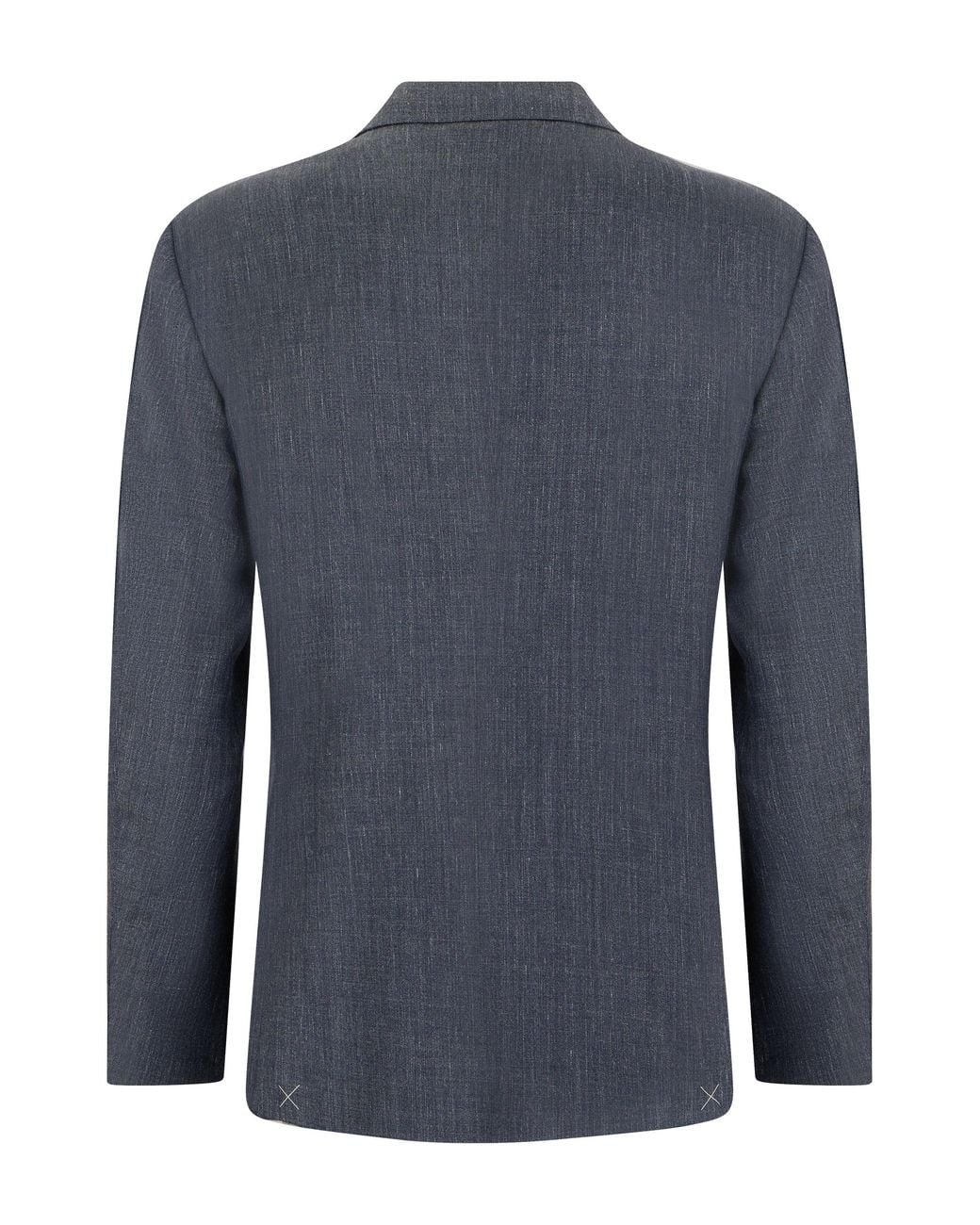 Canali Blue Double-Breasted Jacket for men