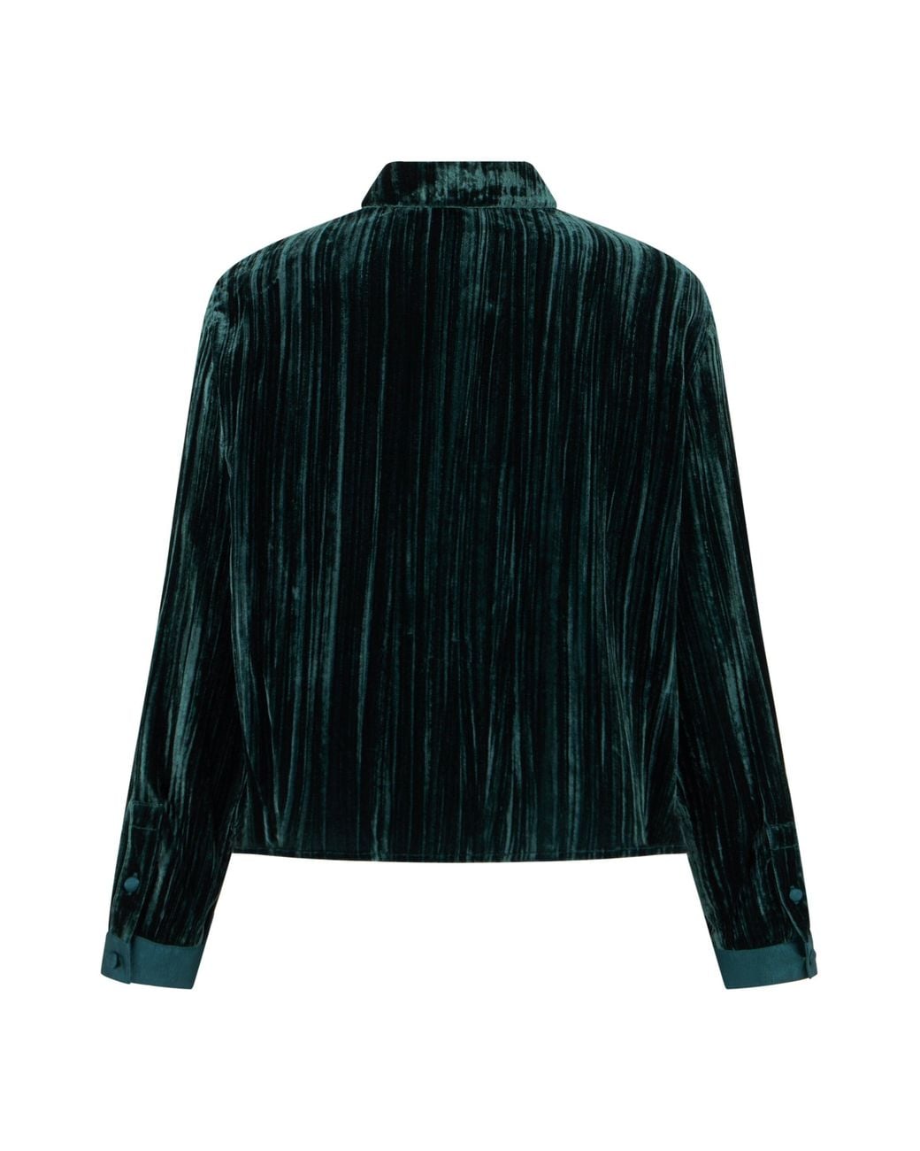 Emporio Armani Green Velvet Shirt