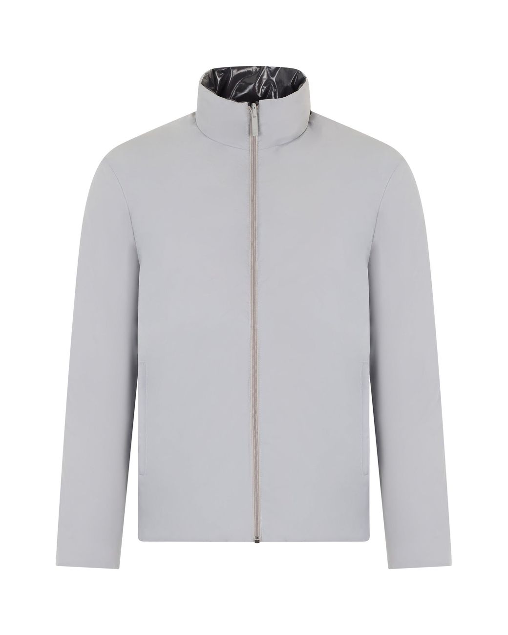 Thom Browne Gray Puffer Jacket Reversible Quilted Polyester Padded & Down for men